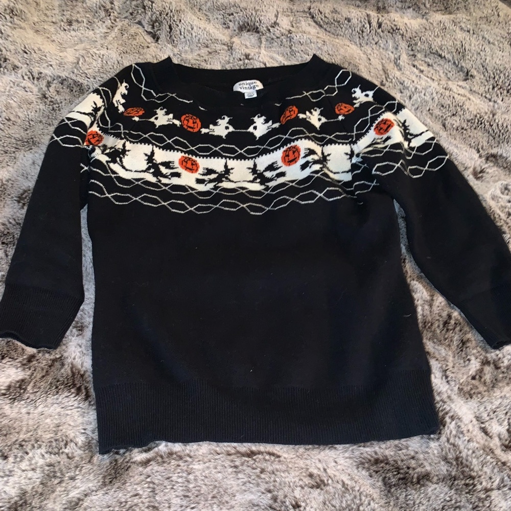 Halloween ModCloth sweater - Picture 3 of 4
